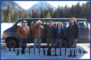 Saturday 30th. Left Coast Country 7-9pm Country - Bluegrass