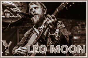 Friday 8th. Leo Moon 7-9pm   A solo incarnation of Portland based actor, artist and veteran touring musician, Brian Koch. His musical style oscillates between spare, haunting folk songs to ethereal soundscapes and back. He is also a current and founding member of Portland bands Dead Lee & Blitzen Trapper with whom he has toured the western world over.